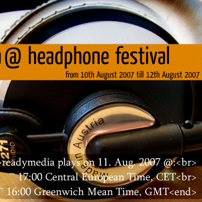 Live beim Headphone Festival