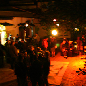 Live beim Electric-Garden-Festival